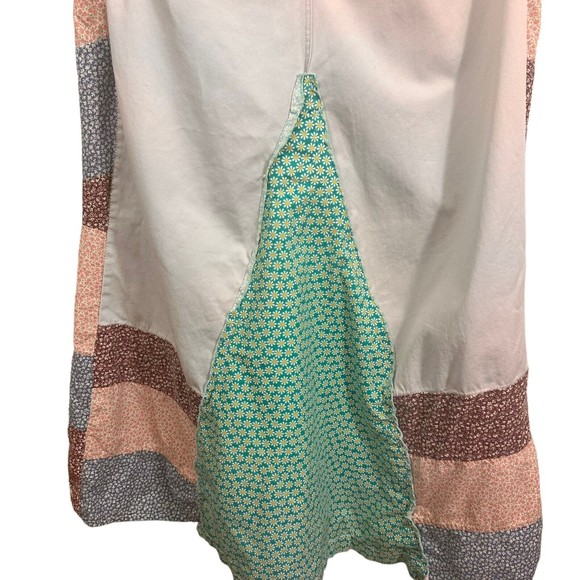 PS-3983 Periscope Women Patchwork Skirt 13 A Line Flare 70's Hippie Boho UpCycle - Picture 7 of 14